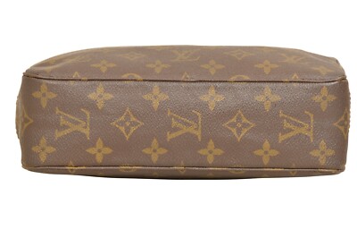 LOUIS VUITTON Trousse Toilette 23 Monogram Canvas Cosmetic Pouch Brown