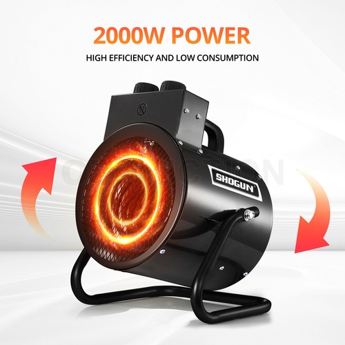 2 in 1 Electric Industrial Fan Heater Carpet Dryer Portable Fan Heater 2000W - Picture 2 of 12
