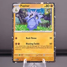Cosmos Holo Pupitar Near Mint NM Pokemon TCG OBF Obsidian Flames 106/197