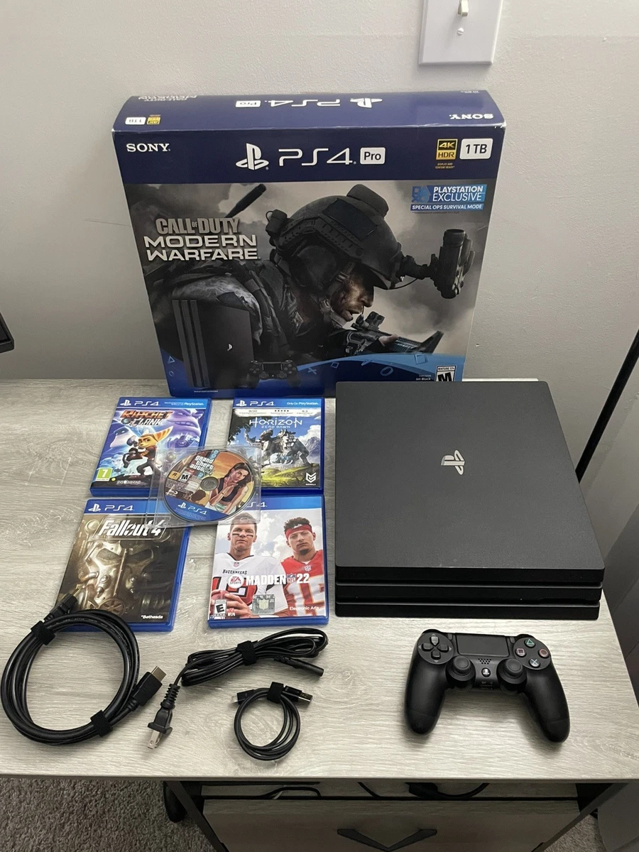 Sony PlayStation 4 Pro Black 1 TB Consoles for sale - eBay