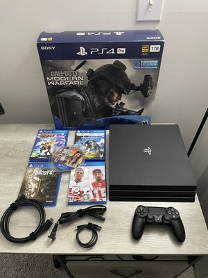 Sony PlayStation 4 Pro PS4 Pro Call of Duty Modern Warfare 1TB Console games