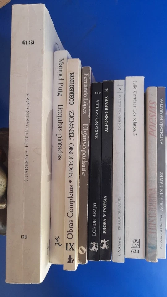 Lot de 10 livres (poésie, romans, essais) du Mexique et d'Argentine - Photo 2/4