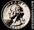 1964 Silver Washington Quarter - Choice Gem Proof  Lustrous  No Reserve  #K2304