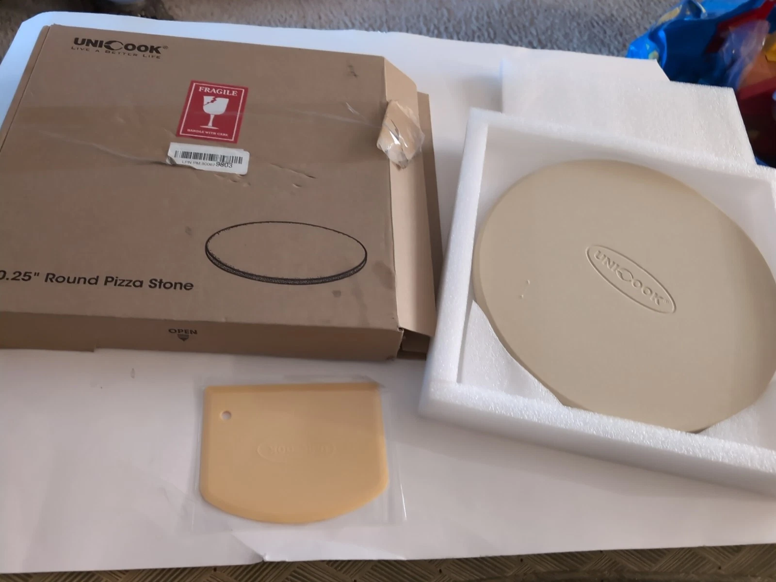 UniCook Pizza Stone - NEW in box 10 1/4
Opens in a new window or tab