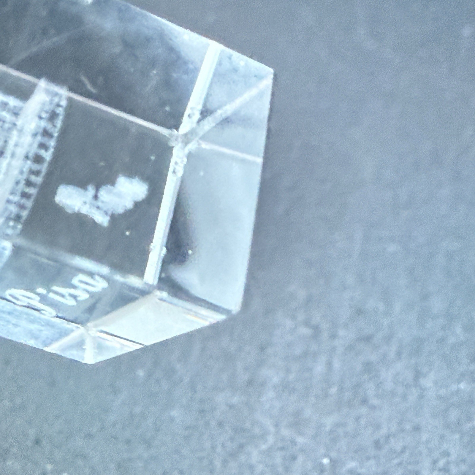 Clear Etched Glass Rectangular Leaning Tower Of P… - image 6