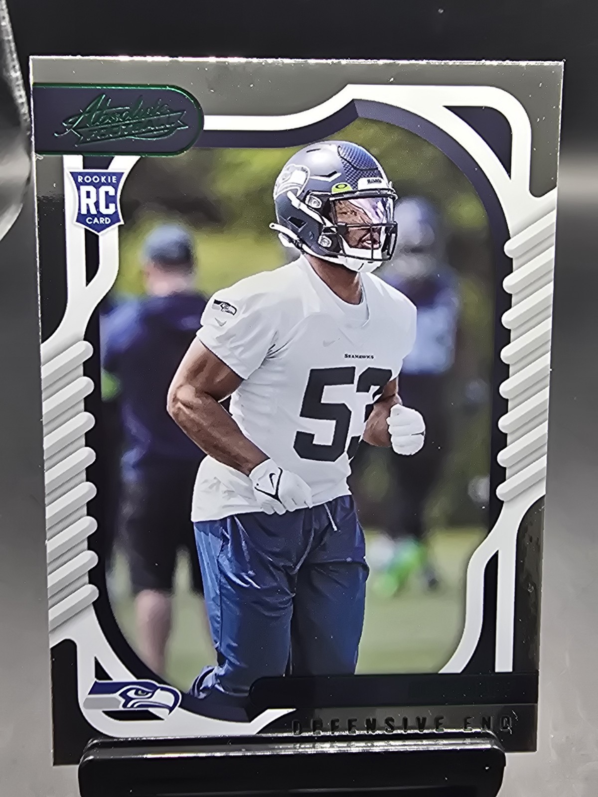 2022 Panini Absolute Boye Mafe #147 Green Foil Rookie RC - Seattle Seahawks