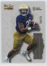 2022 Wild Card MATTE Touch Football White Squares /175 McKenzie Milton 0q3