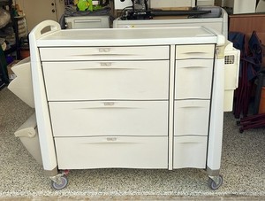 Avalo PCXL Medication Cart with NEW Top (8 Drawers)