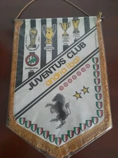 GAGLIARDETTO PENNANT VINTAGE FOOTBALL CALCIO JUVENTUS CLUB ANDRIA BARI