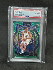 2024-25 Panini Select Rookie RC Prizm Green Disco YVES MISSI /5 PSA 10 Sb5