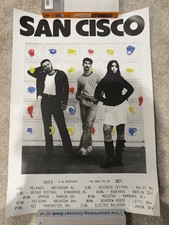 San cisco UK/EU Tour 2024 Limited Edition Poster