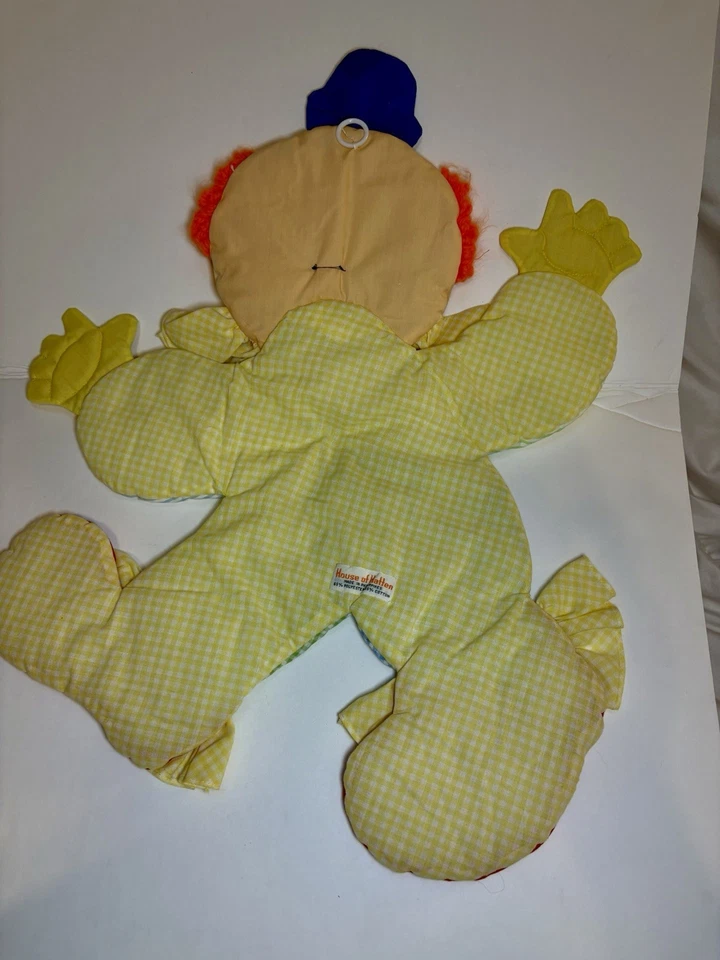 De colección Payaso Tela Colgante de Pared Decoración Guardería Casa de Sombrero Divertido Circo Habitación Decoración Foto 4 de 4