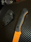 Montana Knife Company REPRODUCTION  Blackfoot 2.0 Fixed Blade - Blaze ORANGE — photo 3