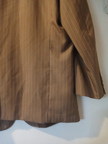 Haband Executive Division Men's Sport Coat Blazer Jacket Brown Size 44R - Picture 16 of 16
