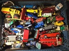 ORIGINAL VINTAGE DIECAST TOY JOB LOT DINKY MATCHBOX & OTHERS CARS VANS etc