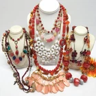 VINTAGE TO NOW FASHION/COSTUME JEWELRY NECKLACE LOT, ASSORTED TYPES & MATERIALS