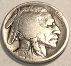 1920 P Buffalo Nickel AU / BU INTERESTING STRIKE  NO RESERVE  *J2104