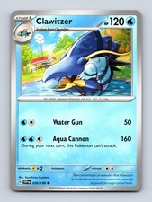 Pokemon Clawitzer 050/198 Scarlet & Violet Common LP