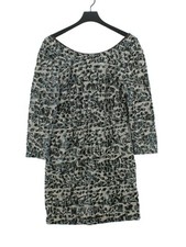 Dry Lake Women's Midi Dress L Green Polyester with Spandex A-Line