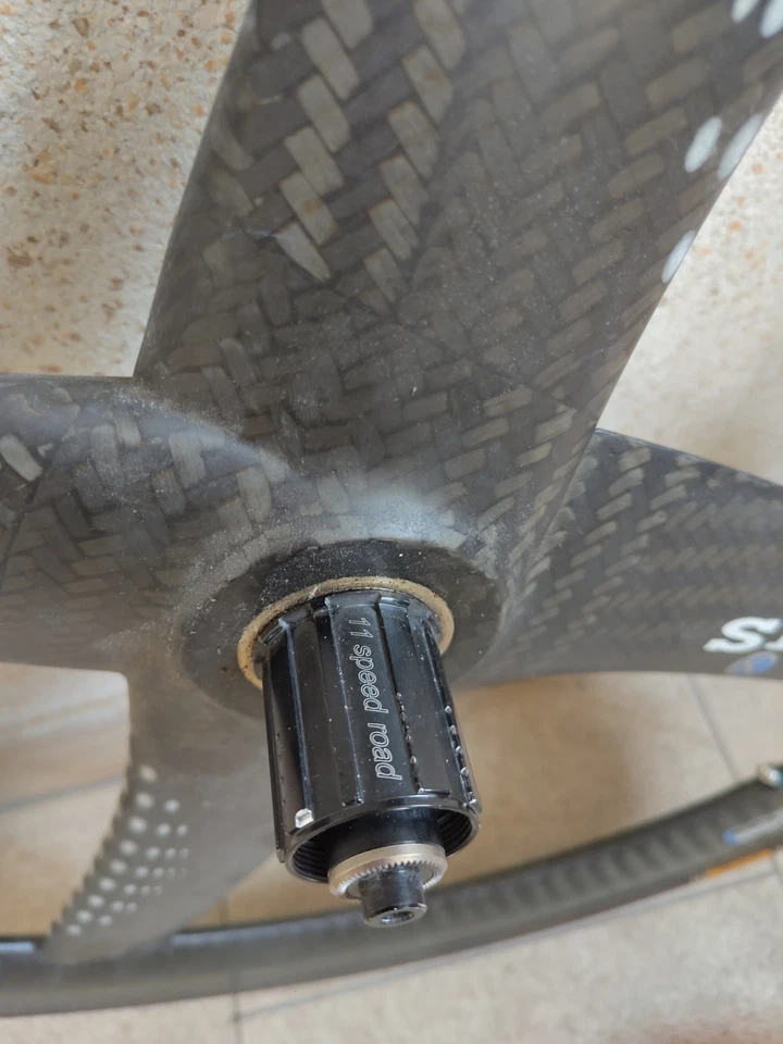 Laufrad Mark 1 TT Shimano 9/10/11-Fach Rennrad 28" Tubular Carbon Hinterrad - Bild 2 von 4