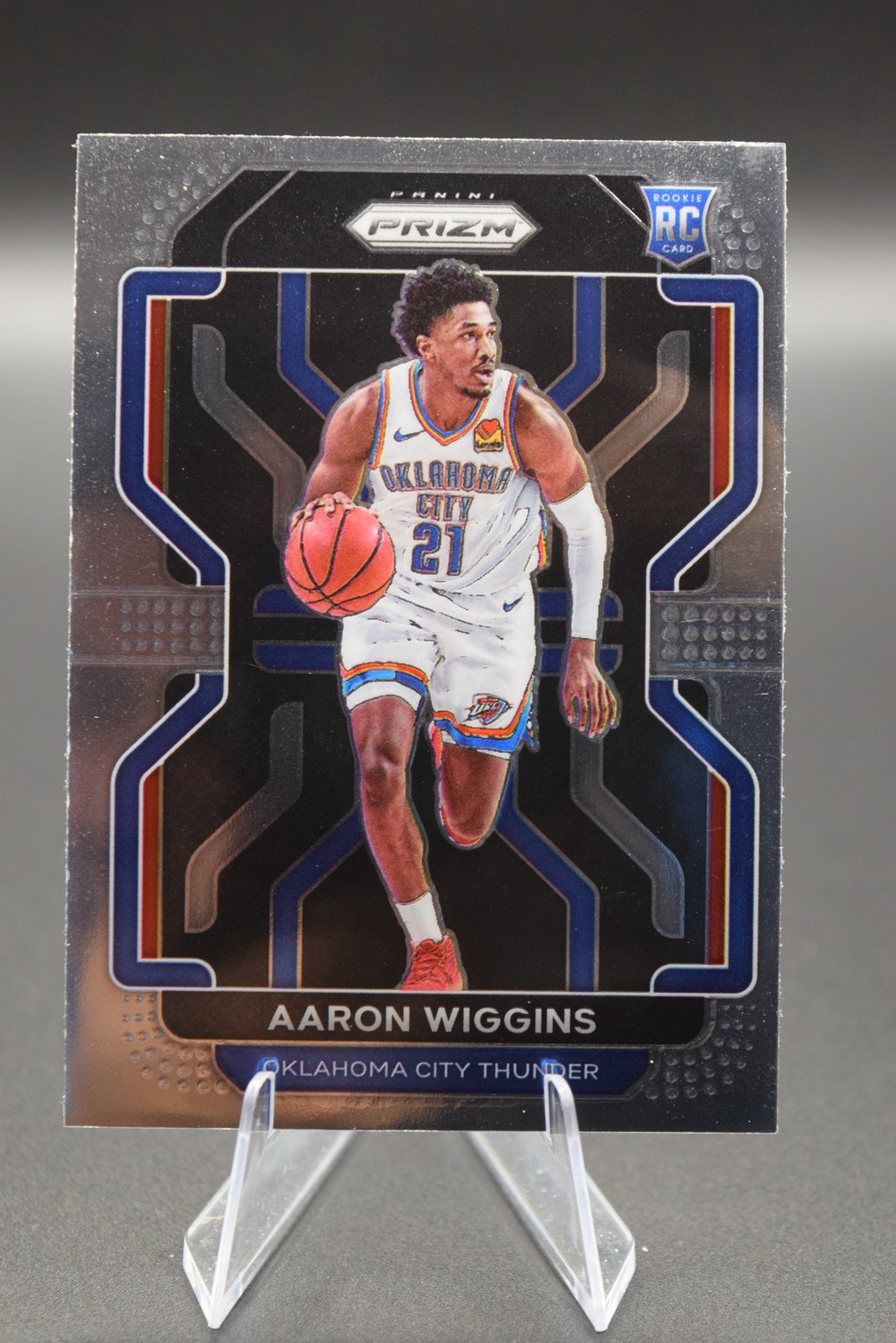 Aaron Wiggins 2021-22 Panini Prizm #286 Oklahoma City Thunder