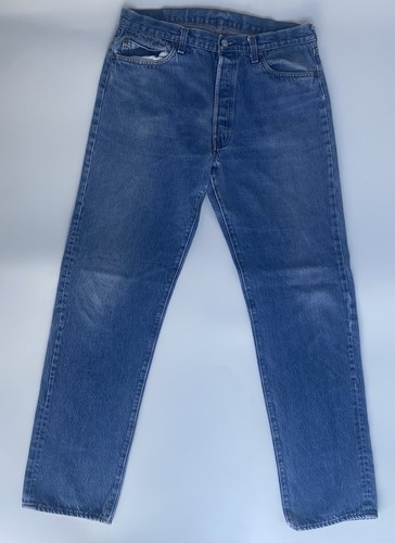 LEVI'S 501 1980's  USA MADE TRANSITIONAL VINTAGE JEANS  SIZE 38-36
