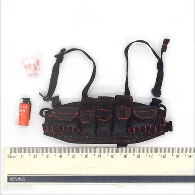 1/6 Scale ES SDS13R Vest Chest Armband Model for 12'' Action Figures Prop Scene
