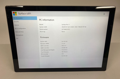 Microsoft Surface Pro 7+ 12,3'' i7 11. Gen 16GB RAM 256GB NVMe Grade B Silber