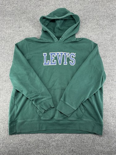 Levi's Men's Cotton Blend Graphic Logo Relaxed Fit Pullover Hoodie 2XL