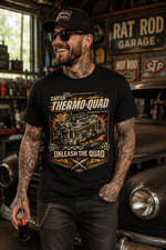 Retro Carter Thermoquad Carburetor Rat Rod Hot Rod T-shirt