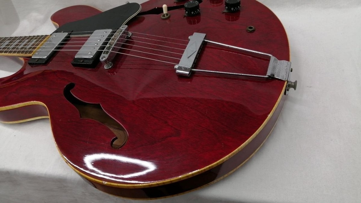 Vintage Japan Greco SA-550R Cherry 1977 Semi Hollow Body Electric