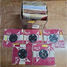 Collection of Elvis Presley 7 Vinyl Records Job Lot Collection