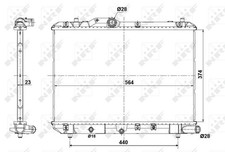 NRF 56101 Radiateur, Refroidissement Moteur Pour SUZUKI