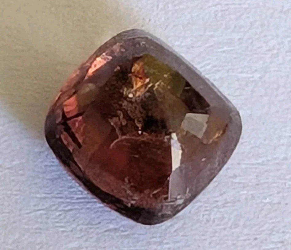 1.75 ct. Orange Saphir Edelstein Kissen Schliff Schmuck unerhitzt  - Bild 3 von 4