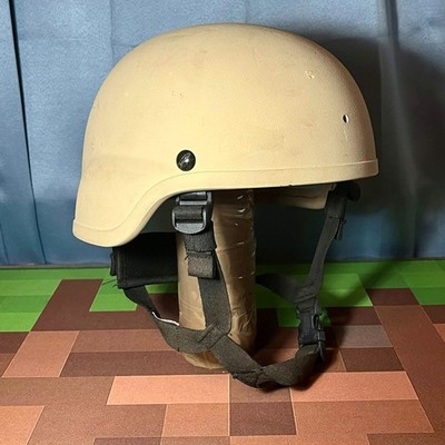 RARE Tan ACH Helmet OldGen Size Medium MSA