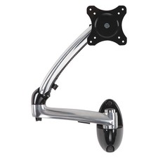 PEERLESS LCW620A Monitor Arm,Up to 29 in,Wall,Chrome 38Y012