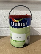 Dulux SILK Paint Walls & Ceiling - 5L - JADE WHITE - Brand New Sealed 5 Litres