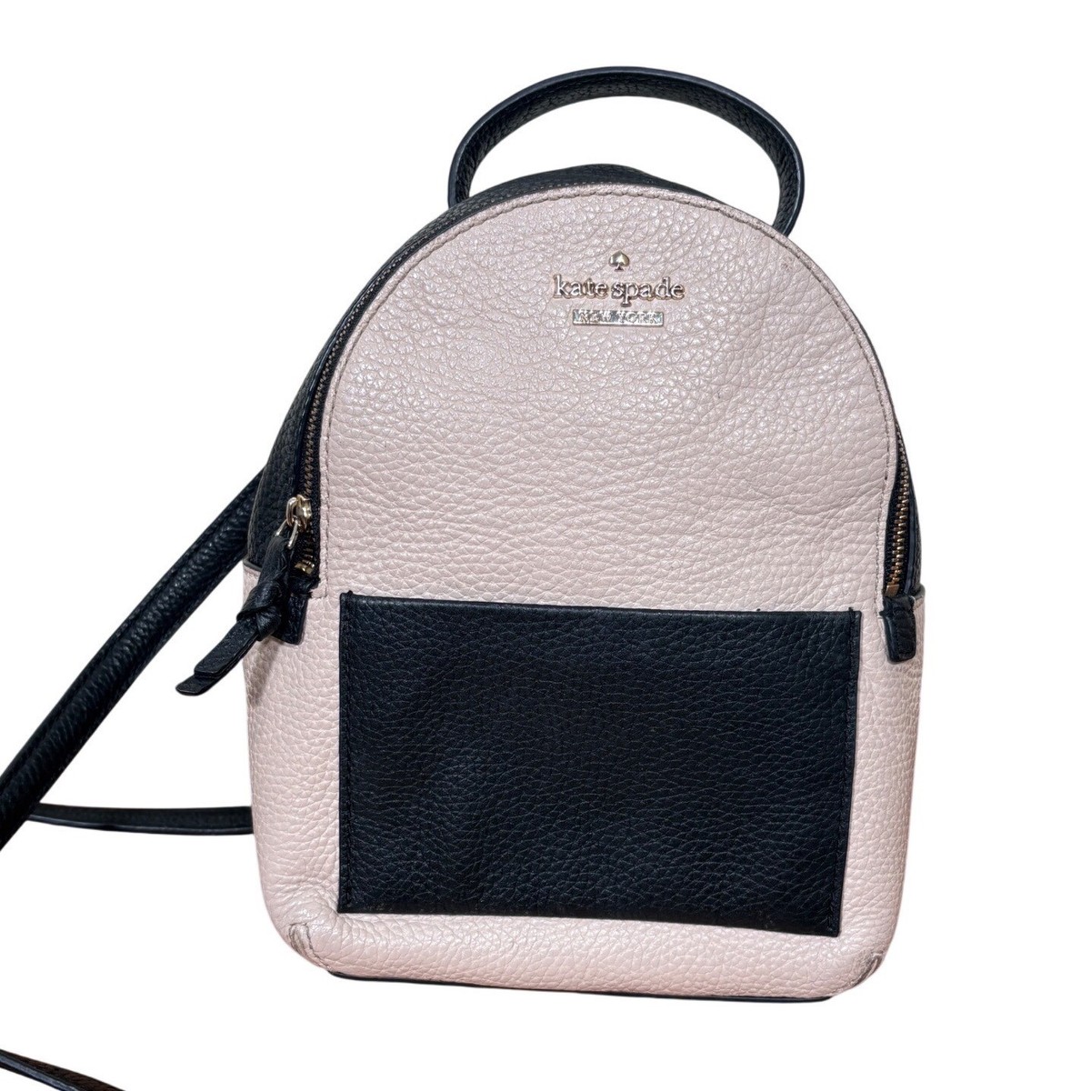 kate spade Cream Pebbled Leather Mini Backpack kate spade new york Backpack Beige Bags & Handbags for Women  main image 2