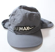 Nike Unisex Air Max Retro Fleece Ear Flap Trapper Hat CD4 Grey One Size NWT