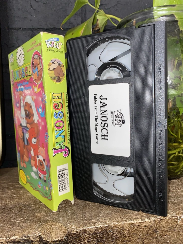 Janosch - Fables From The Magic Forest VHS Tape, 1989 OOP HTF Rare Cartoons 80s - Image 2 of 4
