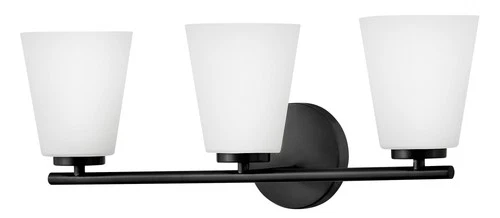 Lark 85423 Bri 3 Light 24"W Vanity Light - Black - Picture 10 of 10