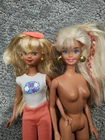Vintage Mattel Lot TNT Barbie Dolls 1966 1987 Skipper Malibu Bendable Knee Rubbe