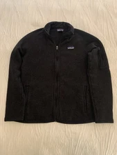 Black Patagonia Better Sweater zip up fleece, size medium