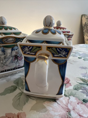 Sadler Staffordshire Classic Collection SHAKESPEARE Teapot Set - Picture 16 of 18