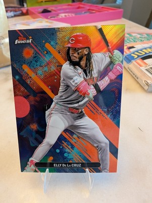 2025 Topps Finest - Common Elly De La Cruz #56 Oil Spill Refractor SSP