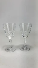 Crystal Cordial Glasses (2) CRISTAL D"ARQUES DURAND France CHATEAUDUN 4 3/8"
