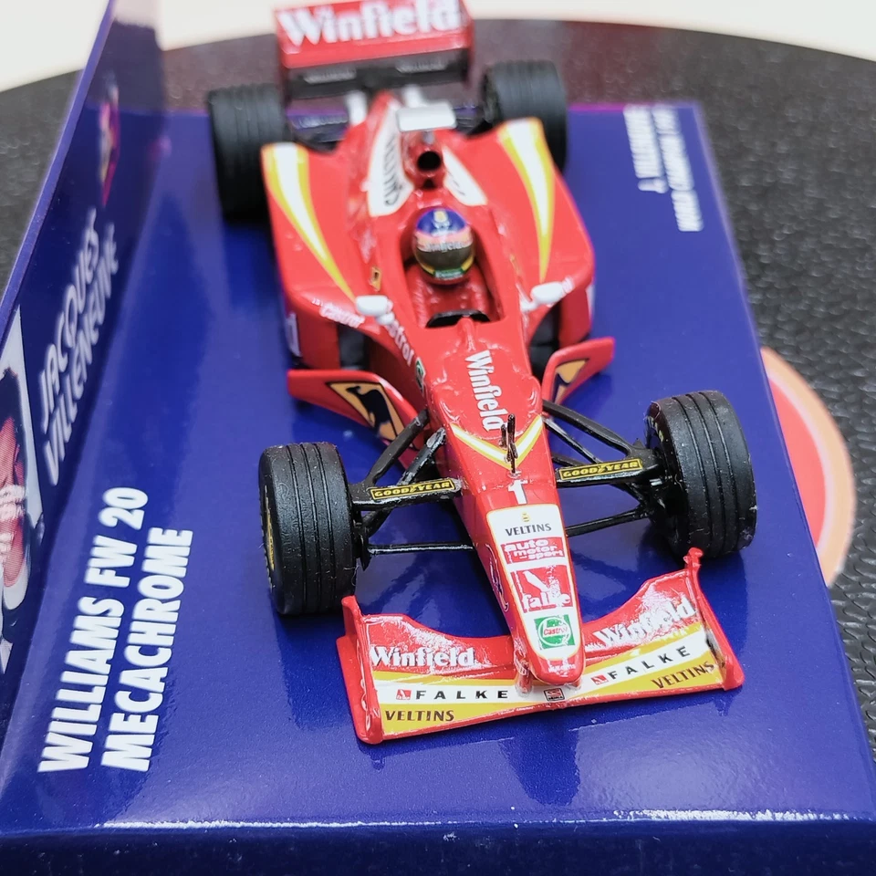 MINICHAMPS 1/43 Williams FW20 Jacques Villeneuve World Champion 1997 430980001 - Image 3 of 4