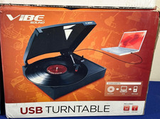 VIBE VS-20-1 Sound USB Turntable Converts Records LPs Computer and MP3 files
