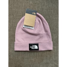 The North Face Womens Salty Bae Beanie Hat One Size Rose Dawn Pink NWT