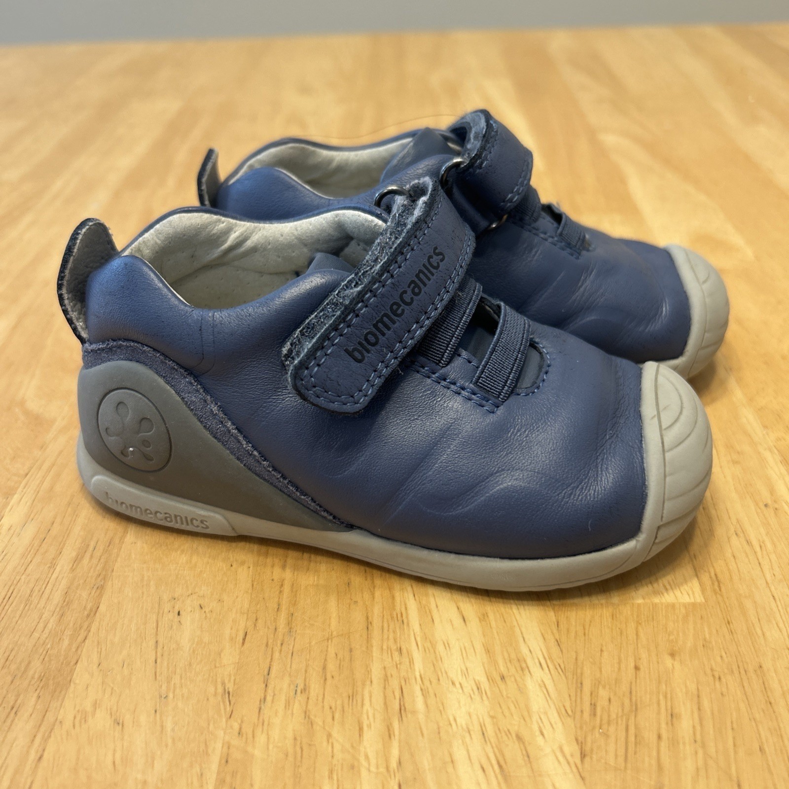 Blue Gray Booties Sneakers Baby's First Steps 22 6